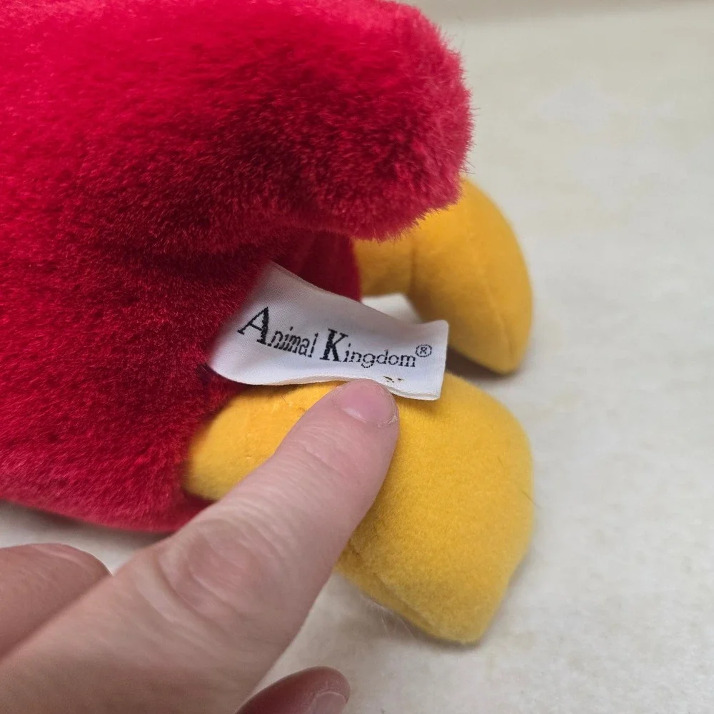 Animal Kingdom St. Louis Cardinal Bird Plush Red Suction Cup Wings 9.5 inch 8685
